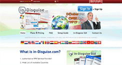 Desktop Screenshot of in-disguise.com
